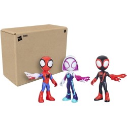 Spidey and his Amazing Friends Supersized Hero Multipack, 3 Large Action Figures, Marvel Preschool Super Hero Toy, Ages 3 and Up, 9 Inches (Amazon Exclusive)