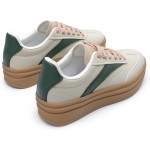 DREAM PAIRS Women's Platform Sneakers Walking Val Tennis Lace-Up Comfortable Casual Fashion Sneakers Shoes.