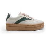 DREAM PAIRS Women's Platform Sneakers Walking Val Tennis Lace-Up Comfortable Casual Fashion Sneakers Shoes.