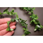 Mini Leaf Garland, Dollhouse Miniature Ivy Leaf Vine Garland, Dollhouse Mini Wreath, Miniature Christmas Garland, for Making 1:6 Scale Dollhouses Wreath, Fairy Wedding Crowns, Decor (11 foot)