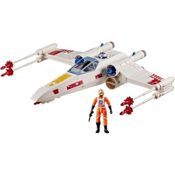 STAR WARS Epic World of Action Luke Skywalker's Force Strike X-Wing, 4-Inch Scale Action Figure & Vehicle, Toys for Boys & Girls Ages 4+