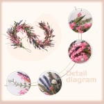 idyllic Purple Lavender Garland – 6ft Artificial Flower Vine for Summer Wreaths, Home Decor Wedding Parties Spring Garland for Indoor/Outdoor Use