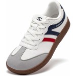 HOBIBEAR Barefoot Shoes Wide Casual Lace Up Retro Fashion Sneakers for Women Men