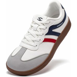 HOBIBEAR Barefoot Shoes Wide Casual Lace Up Retro Fashion Sneakers for Women Men