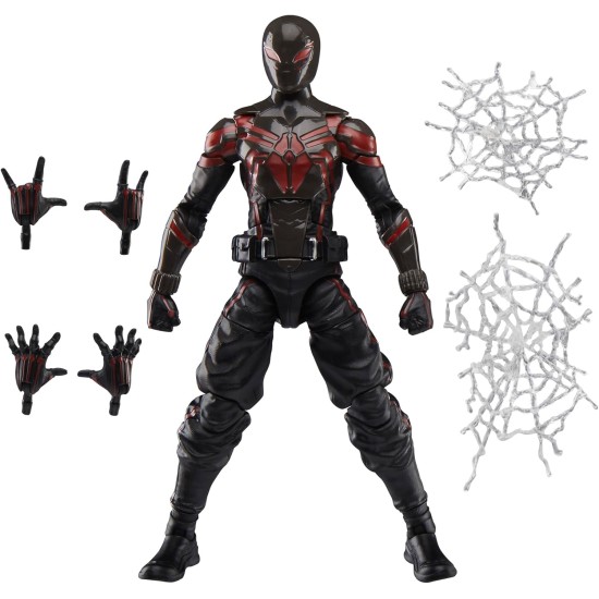 Marvel Legends Series Gamerverse Miles Morales Brooklyn 2099 Suit, Spider-Man 2 Video Game -Inspired Collectible 6 Inch Action Figure