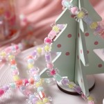 6ft Pastel Candy Garland for Tree Easter Decor/Ornaments Candyland 6ft Beaded Hanging for Fireplace Wreath Retro Easter Party Decorations