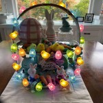 50 LED Egg Easter Lights for Easter Decorations, Battery Operated Easter String Lights for Easter Garland Spring Wreath Decor, Mini Lighted Eggs for Home Classroom Hunt Party Mantle Decor