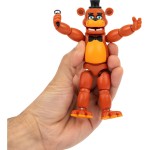 Jazwares Five Nights at Freddy’s Classic Freddy - 5-Inch Articulated Figure with Jumpscare Feature and Glow-in-The-Dark Eyes