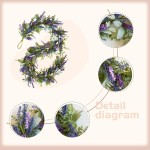 idyllic 6ft Lavender Bunny Ear Vine Garland Artificial Flower Decor for Front Door Window Porch Mantel Stair All Year Indoor Outdoor Home Decor idyllic 6ft Lavender Bunny Ear Vine Garland Artificial Flower Decor for Front Door Window Porch Mantel Stair All Year Indoor Outdoor Home Decor