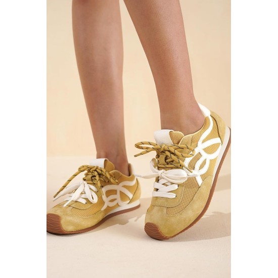 Project Cloud Womens Shoes with Leather Memory Foam Insole Trendy Sneakers for Women - Lightweight & Non-Slip Womens Sneakers Walking Shoes for Women Footwear (Lowy)