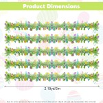 5 Pcs Easter Tinsel Garland,33 Feet Colorful Egg Tinsel Twist Garland Metallic Glitter Wire Garlands Spring Hanging Decorations for Easter Holiday Party Supplies Door Tree Mantel Decor