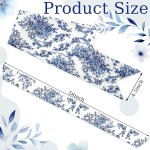 XunYee 6 Pcs Wreath Sash for Front Door Blue and White Wreath Sash for Embroidery Monogram Garland Decor Accessories Wedding 4th of July Party Yard Indoor Outdoor Wall Cabinet Kitchen(Retro Style) XunYee 6 Pcs Wreath Sash for Front Door Blue and White Wreath Sash for Embroidery Monogram Garland Decor Accessories Wedding 4th of July Party Yard Indoor Outdoor Wall Cabinet Kitchen(Retro Style)