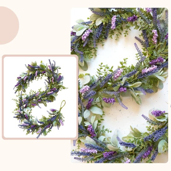 idyllic 6ft Lavender Bunny Ear Vine Garland Artificial Flower Decor for Front Door Window Porch Mantel Stair All Year Indoor Outdoor Home Decor idyllic 6ft Lavender Bunny Ear Vine Garland Artificial Flower Decor for Front Door Window Porch Mantel Stair All Year Indoor Outdoor Home Decor
