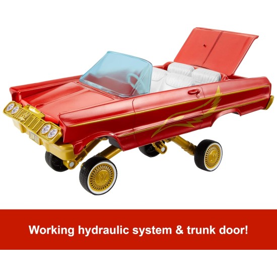 Mattel WWE Action Figure & Toy Vehicle Set, Rey Mysterio Main Event Figure & Lucha Low Rider Car with Launching Action & Hydraulics (Amazon Exclusive) Mattel WWE Action Figure & Toy Vehicle Set, Rey Mysterio Main Event Figure & Lucha Low Rider Car with Launching Action & Hydraulics (Amazon Exclusive)