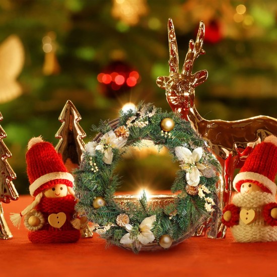 Homoyoyo 15 Feet Grapevine Twig Garland DIY Crafts Natural Twig Garland Wreaths Hanging Decor for Wedding Holiday Party Wall Door Home Christmas Decor